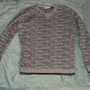 Scotch & Soda Amsterdams Blauw Logo Script Sweatshirt XXL Grey